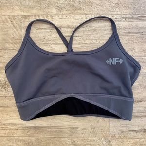 Black + Gray Nasty Fit Contour Sports Bra